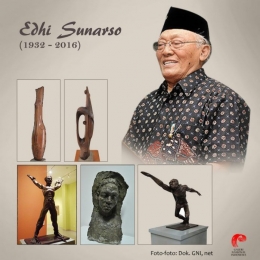 Bapak Edhi Sunarso Seniman Pematung Legendaris Indonesia | Dokumen Kemendibud.go.id