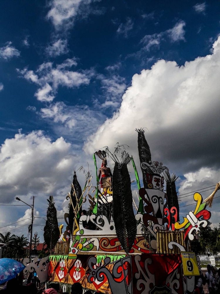 Festival Budaya Isen Mulang 2019, Kota Palangka Raya (Sumber: Dokumentasi Pribadi)