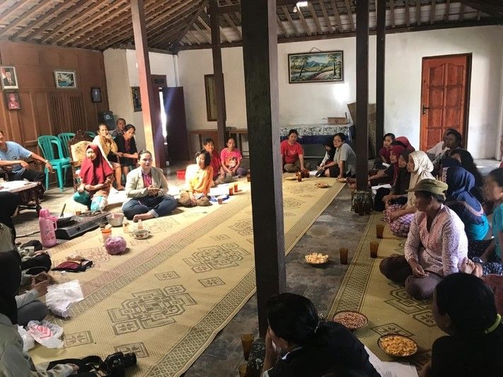 Pelatian Pengolahan Mawar di Dusun 1, Desa Musuk | dokpri