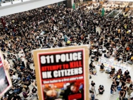 Demonstrasi Hongkong menuntut RUU Ekstradisi (kompas.com)