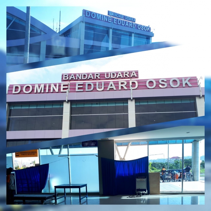 Foto: 21 Agustus 2019, Bandara DEO Sorong dengan kaca masih menganga akibat penyerangan dan kerusuhan tempo hari.