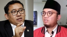 Fadli Zon dan Dahnil Anzar Simanjuntak/Dok.tribunnews.com