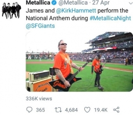 Telusur laman resmi Metallica. (dok. pri)