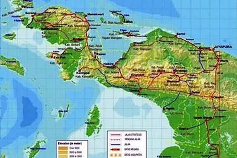 Peta papua | Republika.co.id