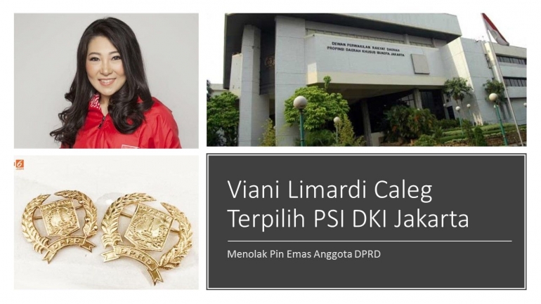Viani Menolak Pin Emas Anggota DPRD DKI Jakarta/Beberapa Sumber