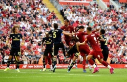 Gol Matip cukup menentukan gaya main Liverpool dan Arsenal di babak kedua. (Liverpoolfc.com)