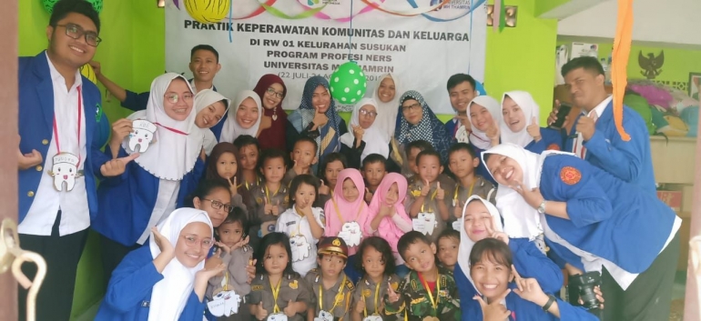 Penyuluhan Kesehatan Anak Usia Sekolah di PAUD RW.01 Susukan