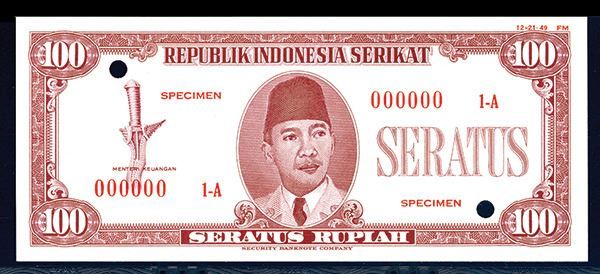 Uang di masa RIS, sumber : kumpulanbigrafiindonesia.blogspot.com
