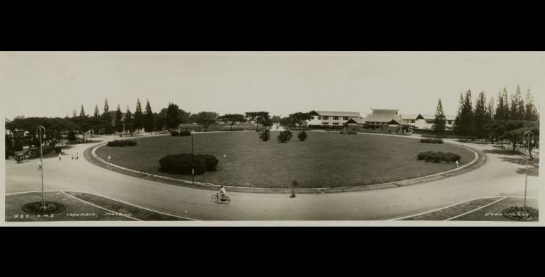 Aloon-aloon Bunder era kolonial |sumber: KITLV Collection no: 26042/digitalcollections.universiteitleiden.nl