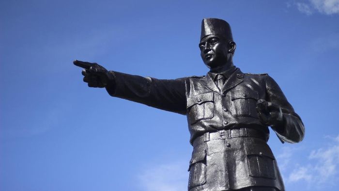 Patung Sukarno di Palangka Raya/Foto: Noval/detikcom