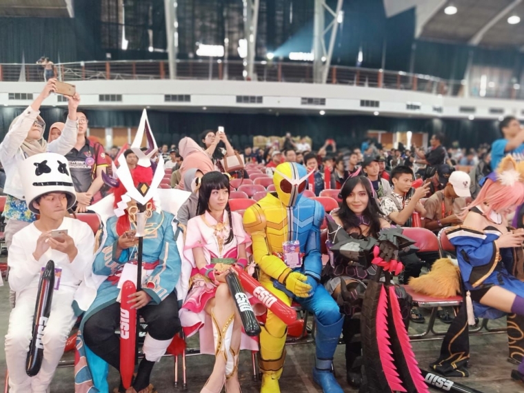Para cosplayers yang hadir memeriahkan (dok.pri)