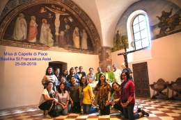 Miss di Kapel Perdamaian, Assisi. Foto Bpk. Christ Rumantir