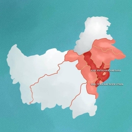 Peta Ibukota Baru (Foto: DetikNews)