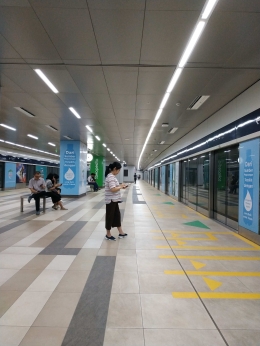MRT Jakarta underground (Dokumentasi Pribadi)