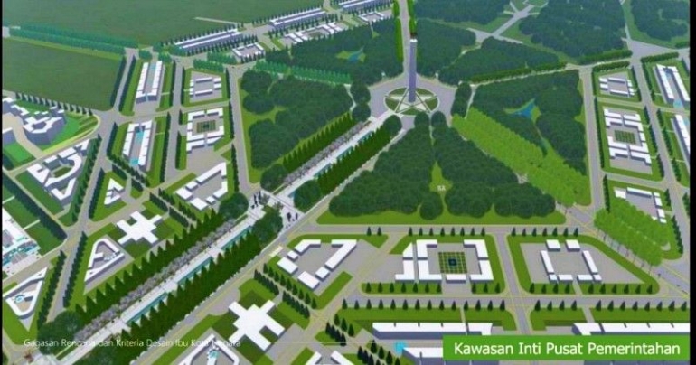 Rencana Pembangunan Kawasan Inti Pusat Pemerintahan di Kalimantan Timur | Sumber: kliktrend.com