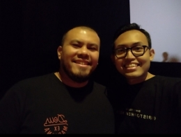 Bonus: Foto penulis bersama sutradara Joko Anwar, selepas show pertama di bioskop XXI Epicentrum, kamis 29 Aug 2019
