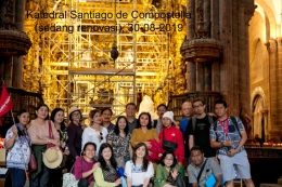Group ziarah asal Indonesia di Santiago (Christ Rumantir)