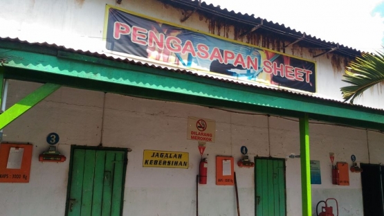 Ruang Khusus Pengasapan, peninggalan Belanda(dok. pribadi, 2019)