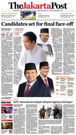 versi cetak The Jakarta Post (The Jakarta Post)