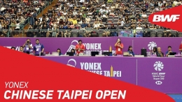 Yonex Chinese Taipe Open berlangsung 3-8 September 2019 di Taipei China (Tribunnews)