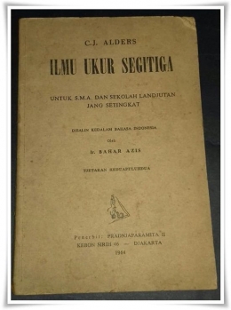 Buku Ilmu Ukur, 1964 (Dokpri)
