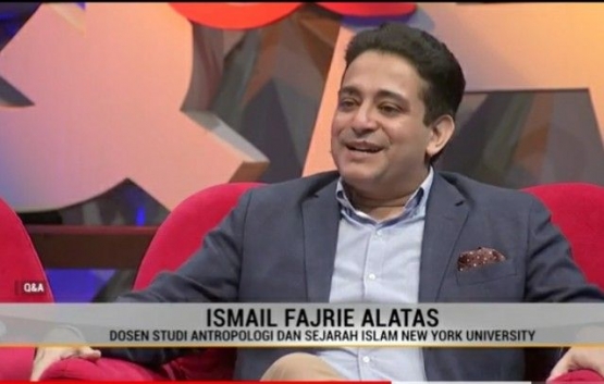 Ismail Fajrie Alatas dalam acara Q&A Metro TV | Foto. Youtube Q&A