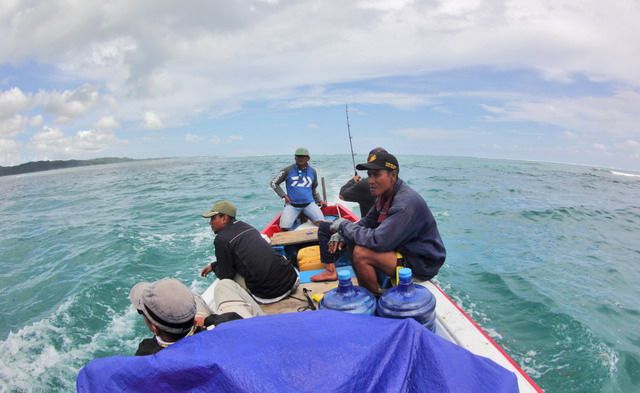 Berperahu di Samudra Hindia | dokpri