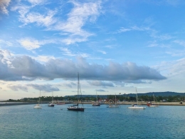 View From Wanci Port (dok. pribadi)