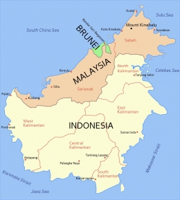 Pulau Kalimantan dikuasai oleh 3 negara yaitu Indonesia, Malaysia dan Brune Darussalam dengan dua Ibukota negara Ibu Kota Brunei dan Calon Ibukota Baru RI. Sumber : retire-asia.com 
