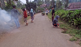 KKN di Desa Kayu Manis, Bengkulu Tahun 2015. (dokpri)