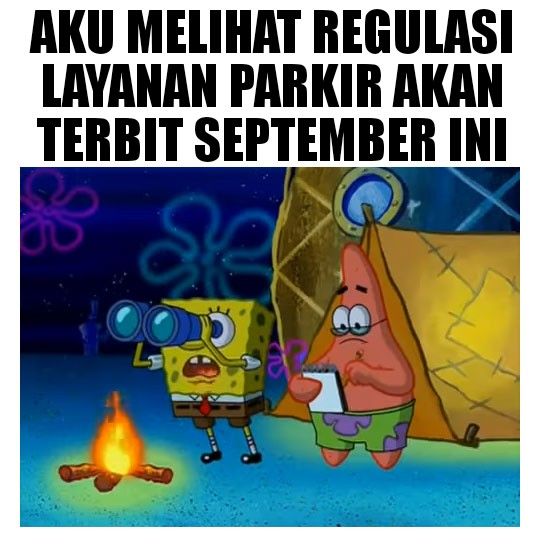 regulasi parkir (meme edit pribadi)
