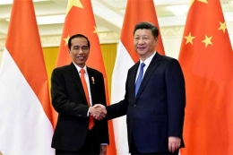 Presiden RI Ir.H.Joko Widodo dan Presiden China Xi Jinping | Dokumen Bisnis.com