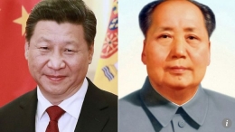 Xi Jinping dan Mao Zedong | Dokumen gambar Radarnonstop.co