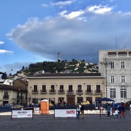 Alun-alun kota Quito. Dokpri