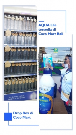 Kemasan AQUA Life sudah dijual di Coco Mart Bali. Foto : Dok pri