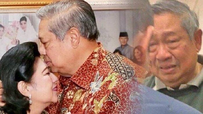 Momen SBY menangis - Kolase dari Tribun News dan Liputan6