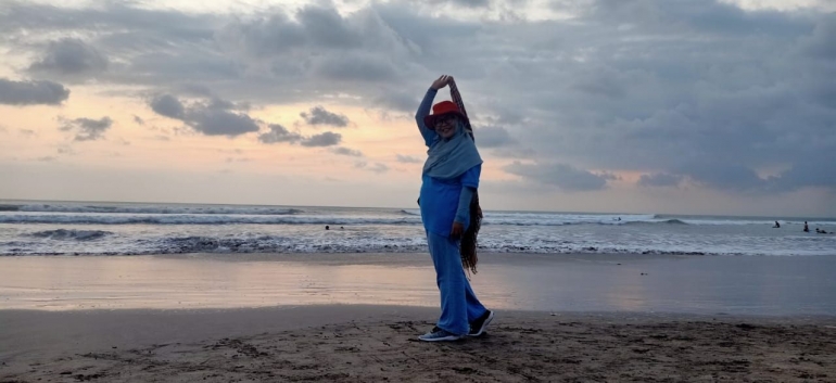 Menikmati Keindahan Pantai di Bali selama 4 hari bersama Danone (dok.pri)