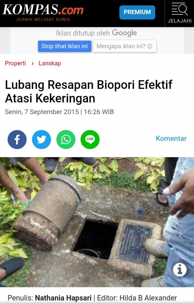 Tangkapan layar pribadi dari kompas.com