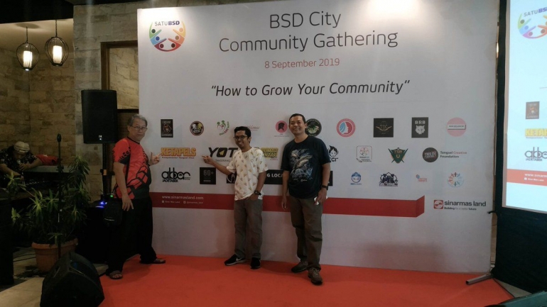 Ketapels ikutan community gathering BSD City / dok.pribadi
