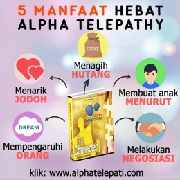 Buku telepati (Sumber: alphatelepati.com)