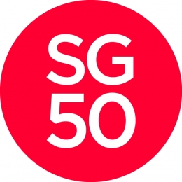Logo 50 SG. Sumber gambar: singapore50.sg