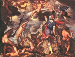 Joachim Wtewael, The Battle Between the Gods and the Titans, 1600. Source: common.wikipedia.org