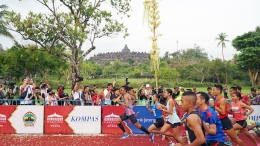 Deskripsi : event tahunan Borobuur Marathon perlu di viralkan I Sumber Foto : borobudurmarathon.com