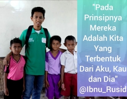 Sumber foto : dokpri. Sahabat Ibnu Rusid. Salah satu peserta GPDT Gelombang 4 Kabupaten Mappi Papua