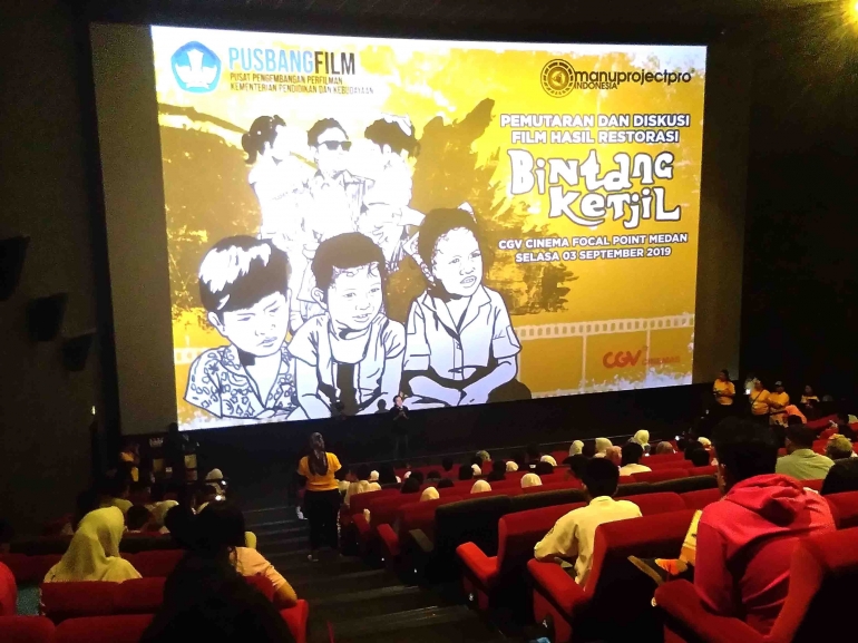 Pemutaran dan Diskusi Bintang Ketjil di CGV Cinemas Focal Point Medan, Restorasi Upaya Menyelamatkan FIlm-Film Berkualitas Indonesia - DOKPRI