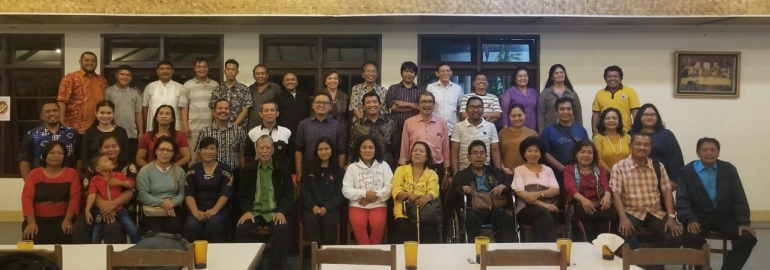Pertemuan Moderamen GBKP dengan Para Komponis KEE GBKP pada 26/08/2019 di RC GBKP Sukamakmur (foto: dokpri)