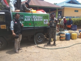 LazisNU Bengkulu melakukan bantuan penyaluran air bersih