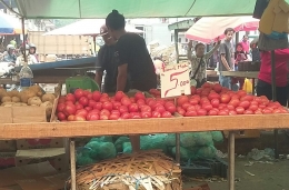 Harga tomat di pasar - dokpri