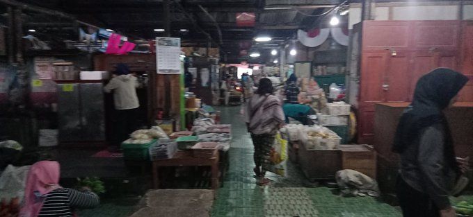 Pasar Kota Gede dalam. Dokpri