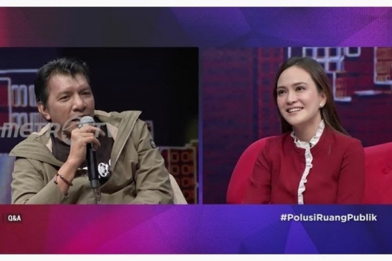 Kata-kata yang dilontarkan John de Rantau kepada Shandy Aulia tidak pantas (dok. Metro TV)